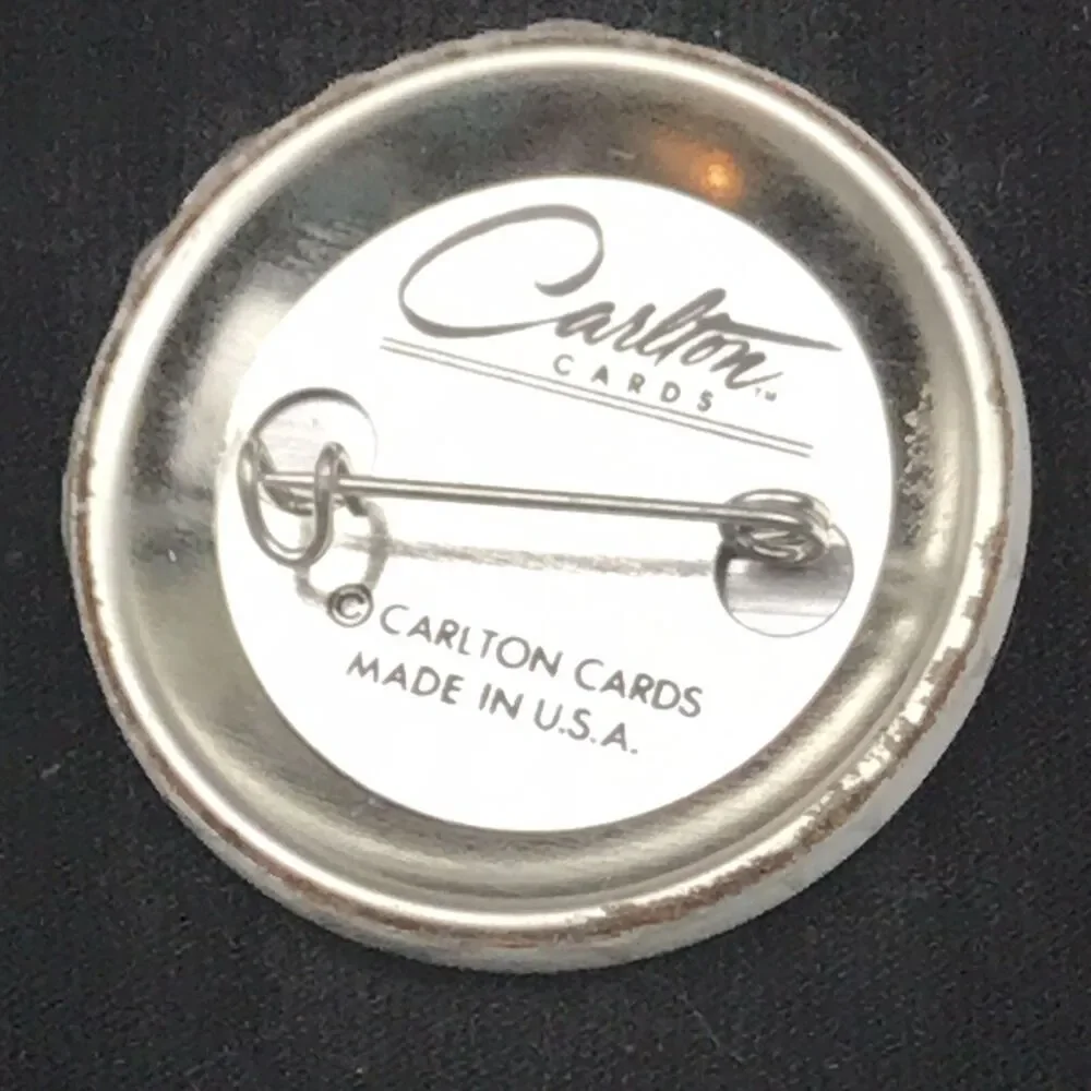 Carlton Cards Pin Button Novelty Collectible Gift Greatest Grandpa Vintage